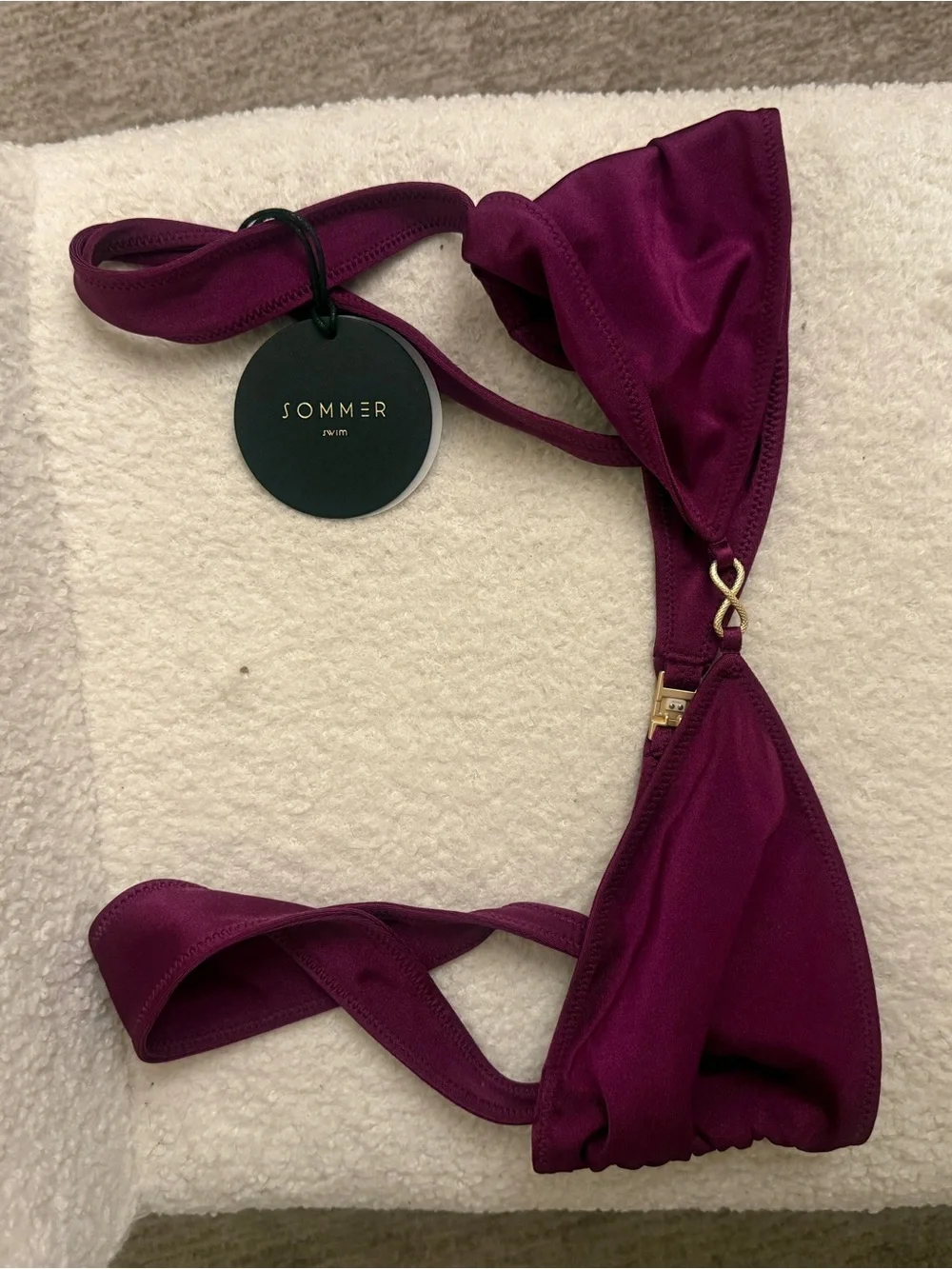 Sommer Swim purple bikini top - Picture 2 of 4